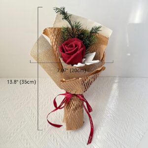 Handmade Crochet Wrapped Rose Bouquet – 4 Romantic Styles