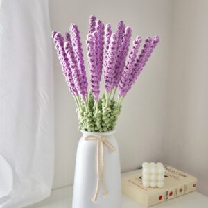 Handmade Crochet Lavender Bundle | Purple Forever Flowers | Home Decor Gift