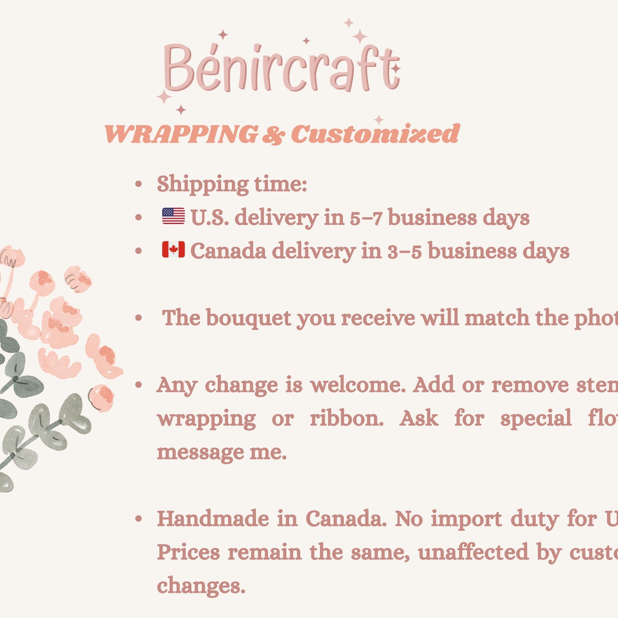 Handmade Crochet Sunflower Bouquet - 9 Styles | Sunflower Peony Lily | Forever Gift - 图片 2