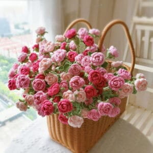 PDF Pattern – Crochet Multi-Headed Bubble Rose